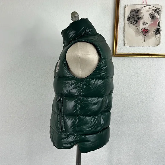 Moncler Tibb Green Men's Puffer Vest - Picture 7 of 14